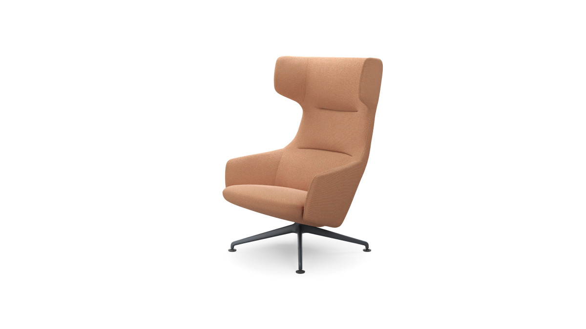 Modus Balance Lounge Wingback 4 star fixed height BLL005 F1